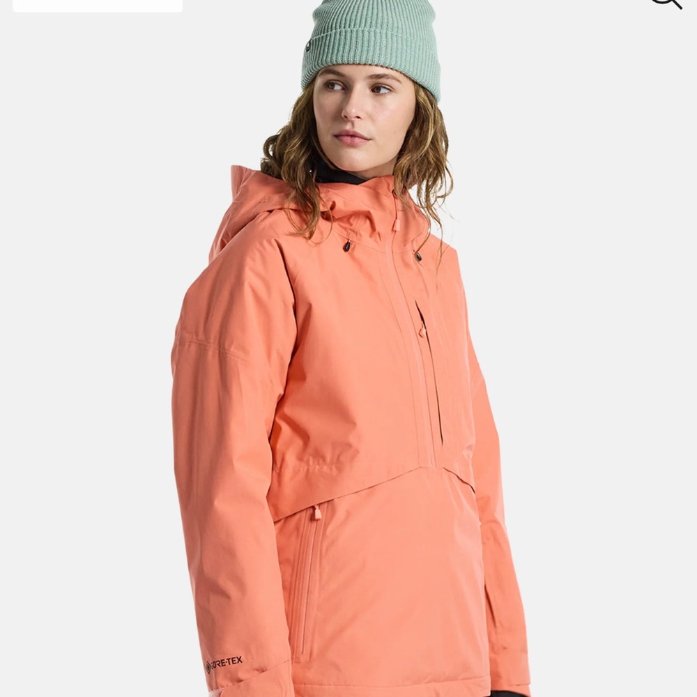 Burton Peach Hooded Snowboard/Ski Jacket